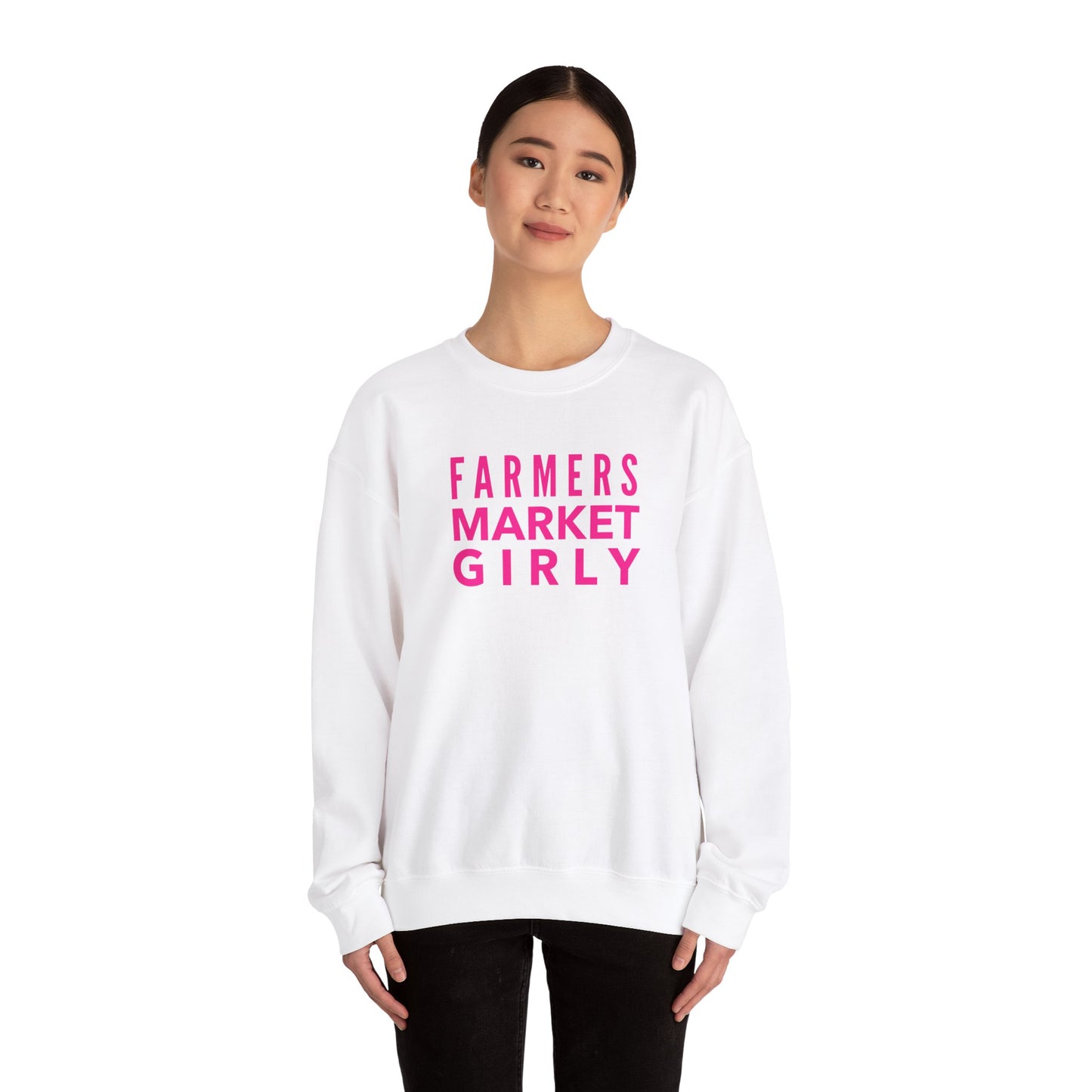 Farmers Market Girly - Crewneck Sweatshirt