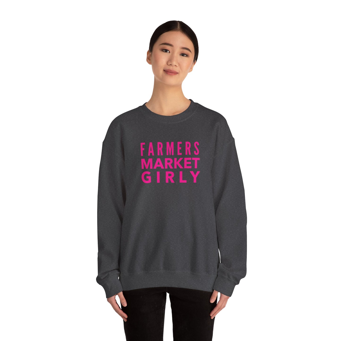 Farmers Market Girly - Crewneck Sweatshirt